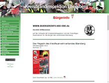Tablet Screenshot of buergerinfo.kbi-ebe.de